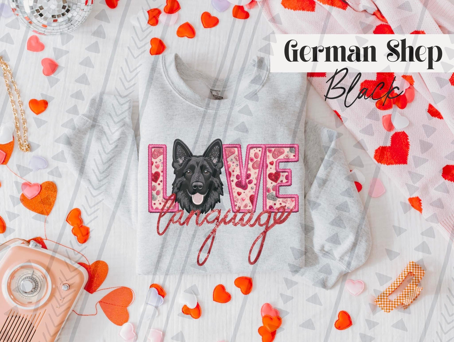 Love Language Valentine Cats and Dogs (Multiple Breeds) DTF Transfer