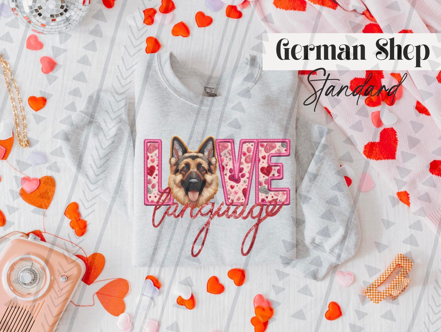 Love Language Valentine Cats and Dogs (Multiple Breeds) DTF Transfer