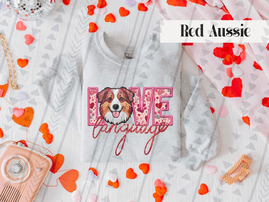 Love Language Valentine Cats and Dogs (Multiple Breeds) DTF Transfer