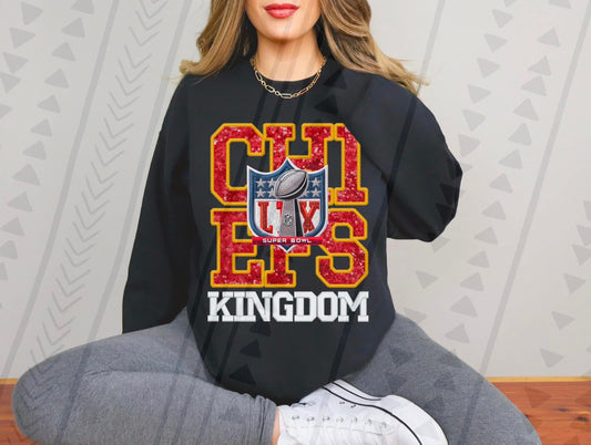 KC Kingdom SB Faux Embroidered DTF Transfer