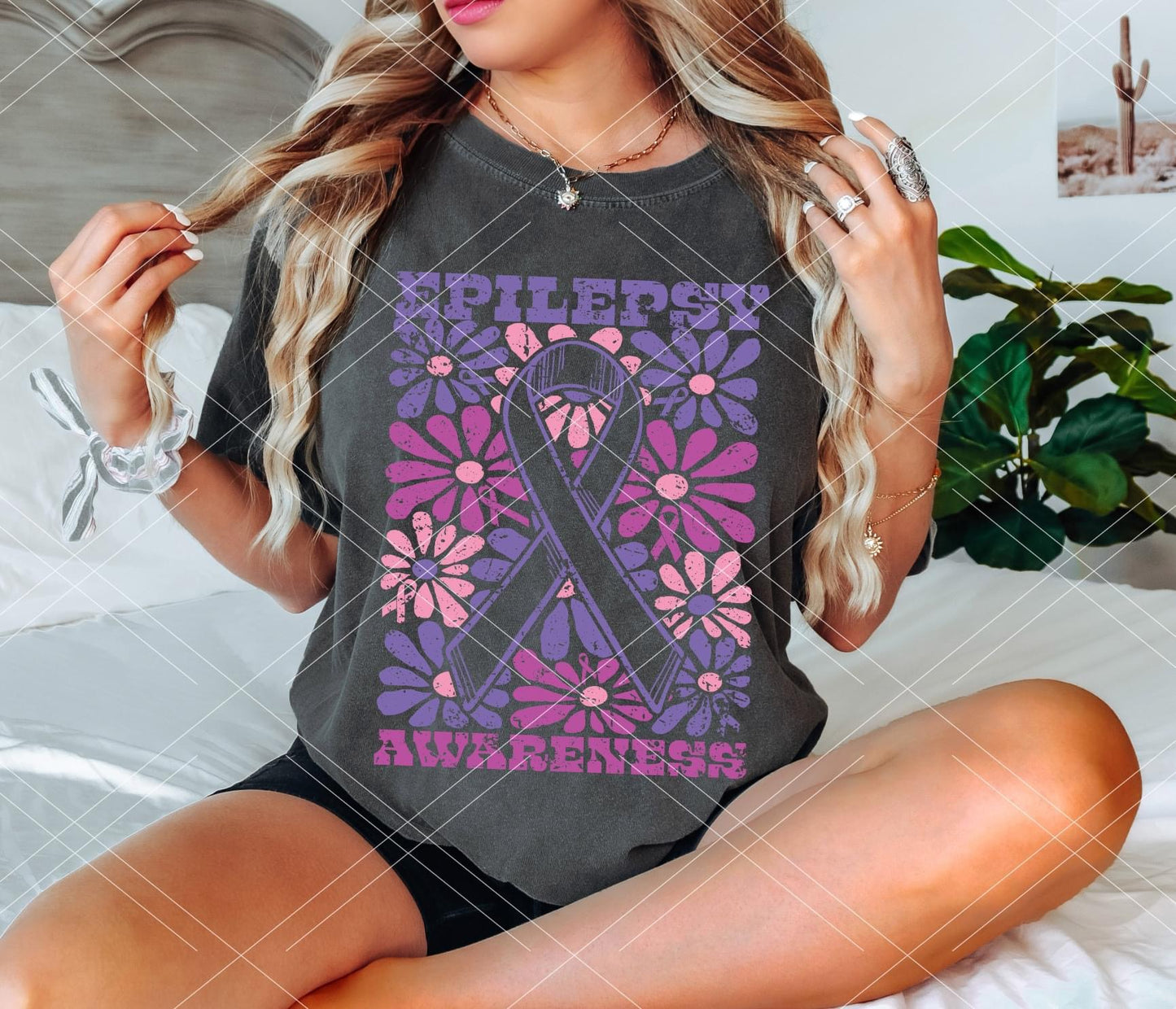 Groovy Awareness Ribbons (Multiple Choices) DTF Transfer