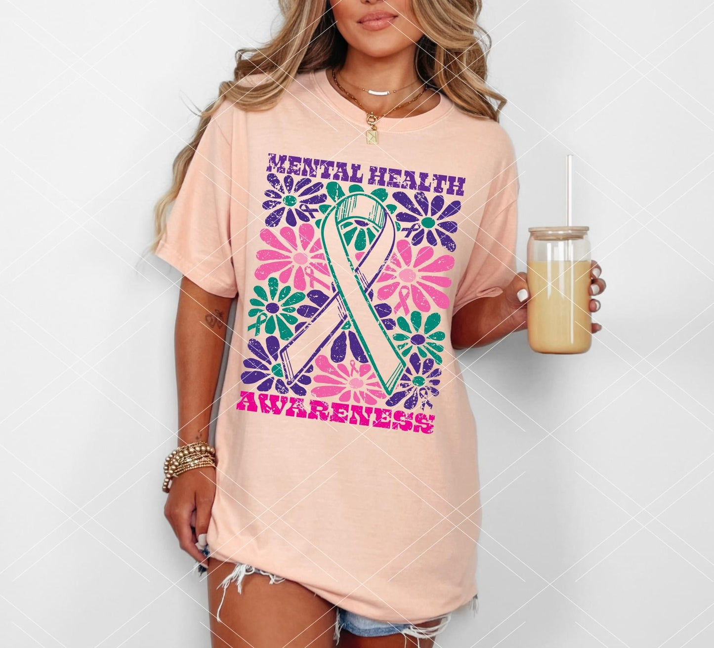 Groovy Awareness Ribbons (Multiple Choices) DTF Transfer