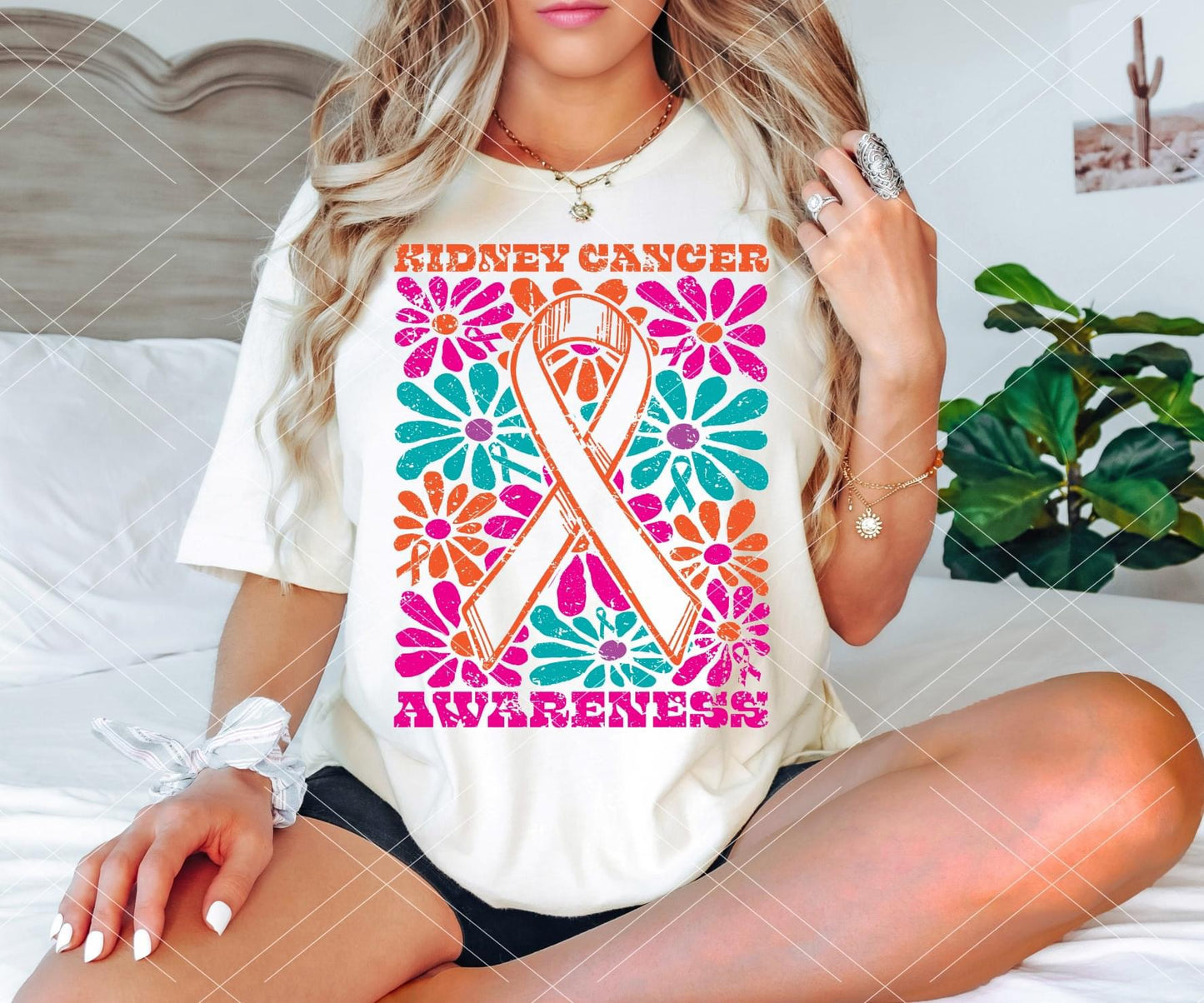 Groovy Awareness Ribbons (Multiple Choices) DTF Transfer