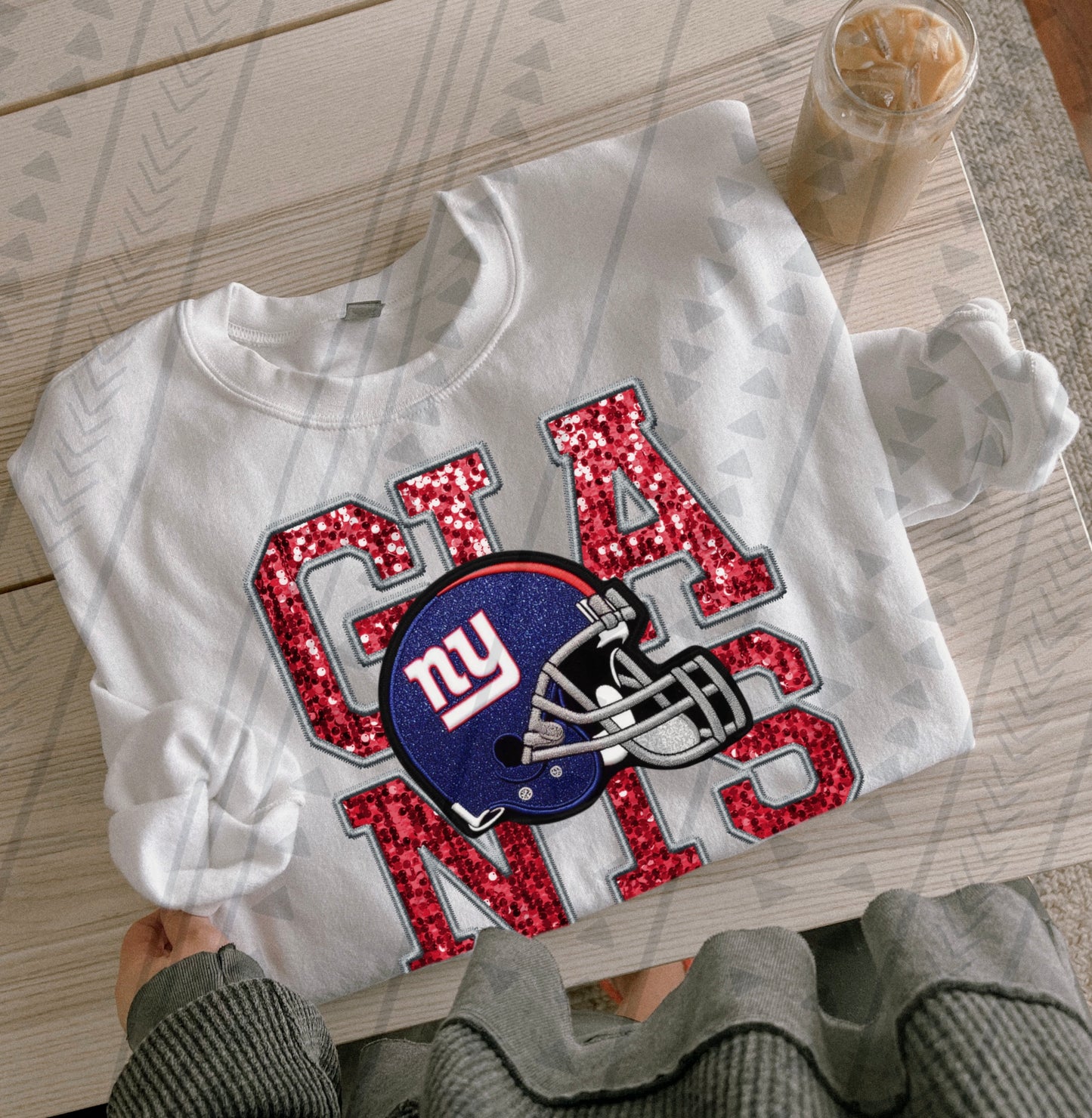 Pro Football Faux Glitter/Embroidery Teams (Multiple Teams) DTF Transfer