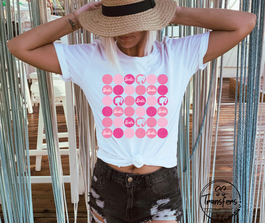Pink Circles (Adult+Kid Size) DTF Transfer