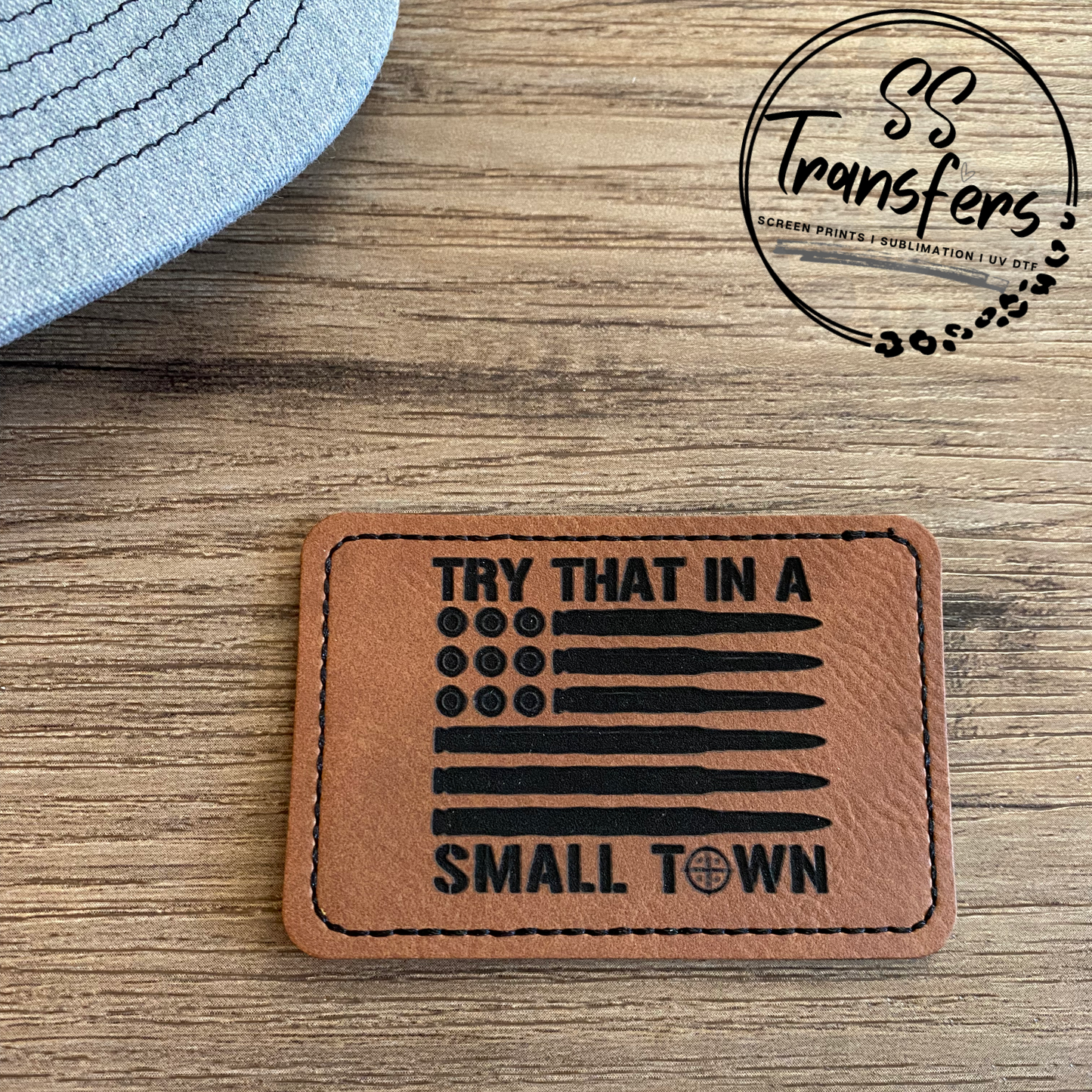 Small Town Collection Leather Patches