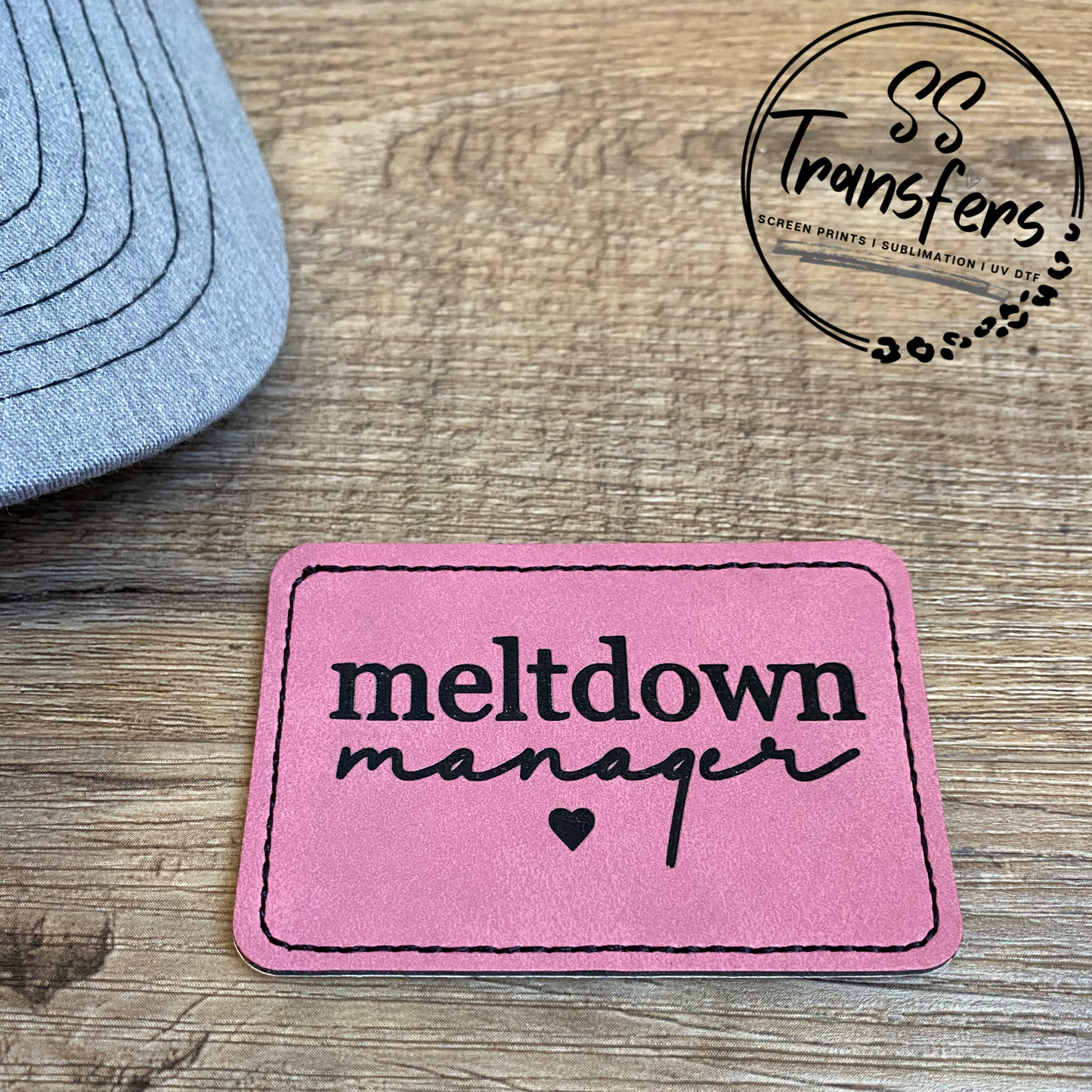 Meltdown Manager Leather Patch