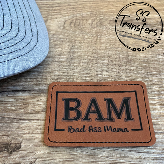 Bad A Mama Leather Patch
