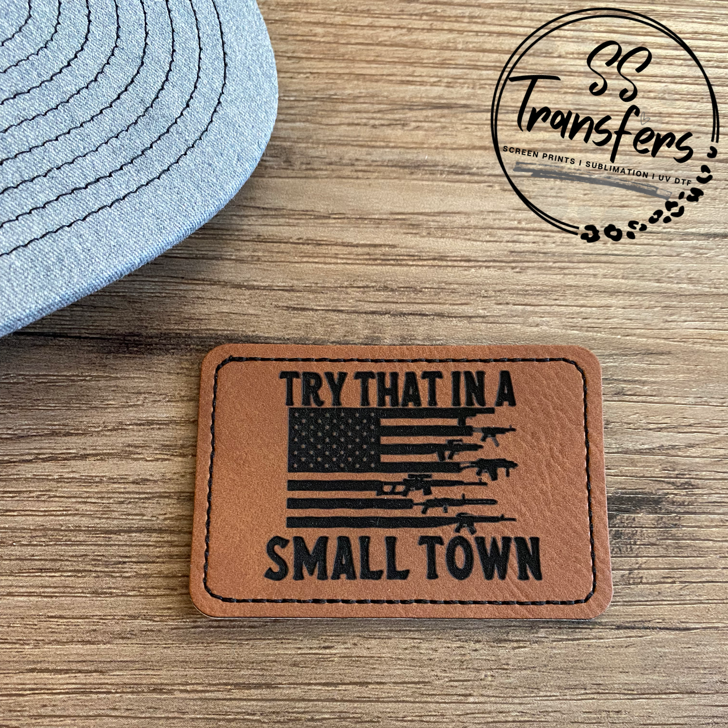 Small Town Collection Leather Patches