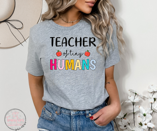 Teacher of Tiny Humans Sublimation Transfer