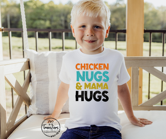 Chicken Nugs and Mama Hugs DTF Transfer