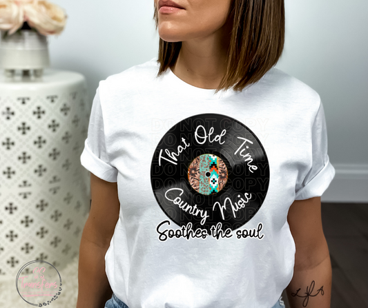 Old Time Country Music Sublimation Transfer