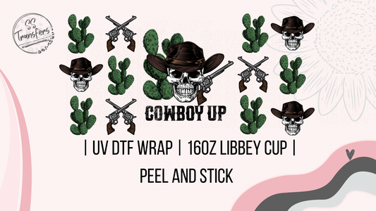 Cowboy Up Libbey UV Wrap