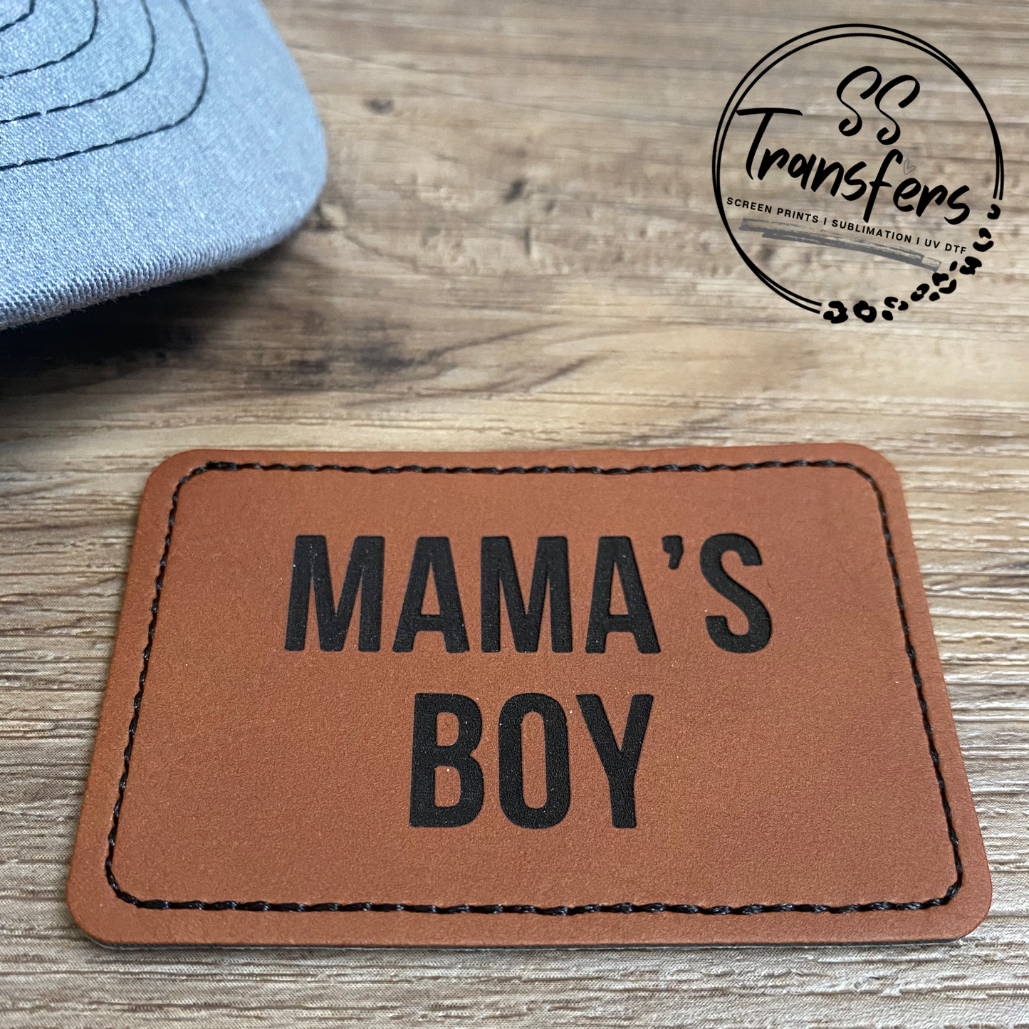 Mama's Boy Leather Patch